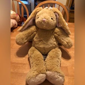Super cute and soft build a bear tan colored rabbit